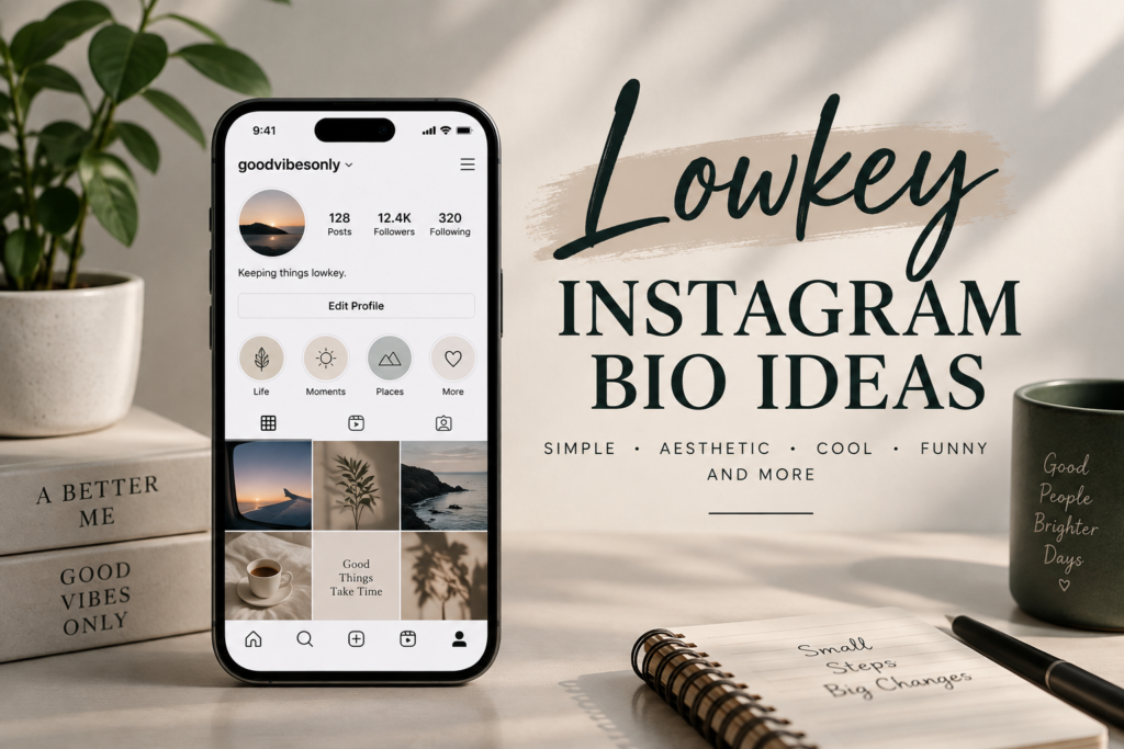 Looking for a lowkey Instagram bio? Explore 250+ simple, aesthetic, cool, funny, short, and mysterious bio ideas for your Instagram profile.